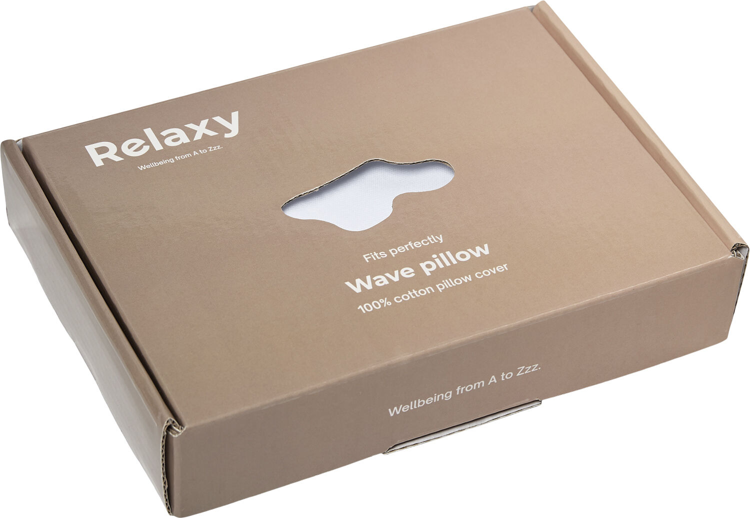Relaxy WAVE Pillow Cover White