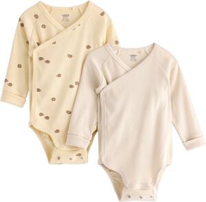Ribbed wrap bodysuits in soft and s