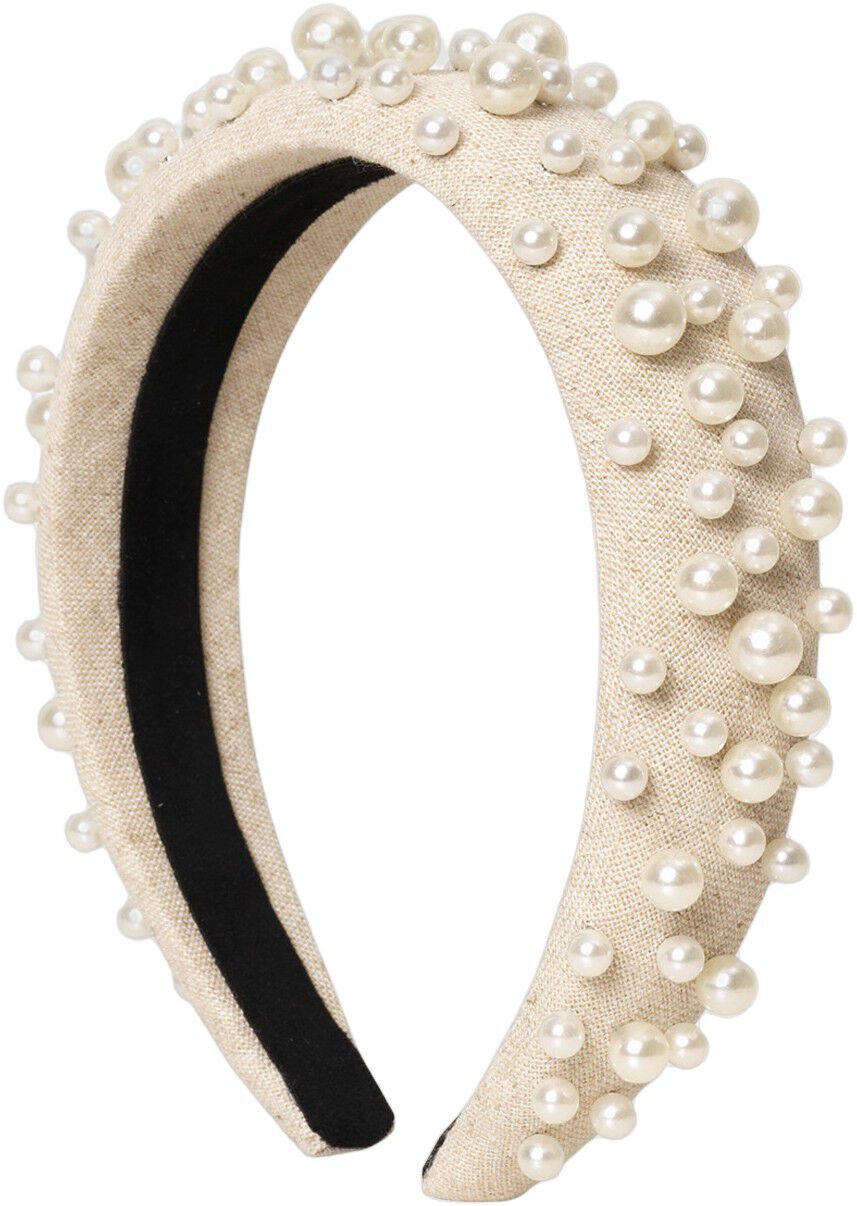 Day Pearl Linen Hair Band