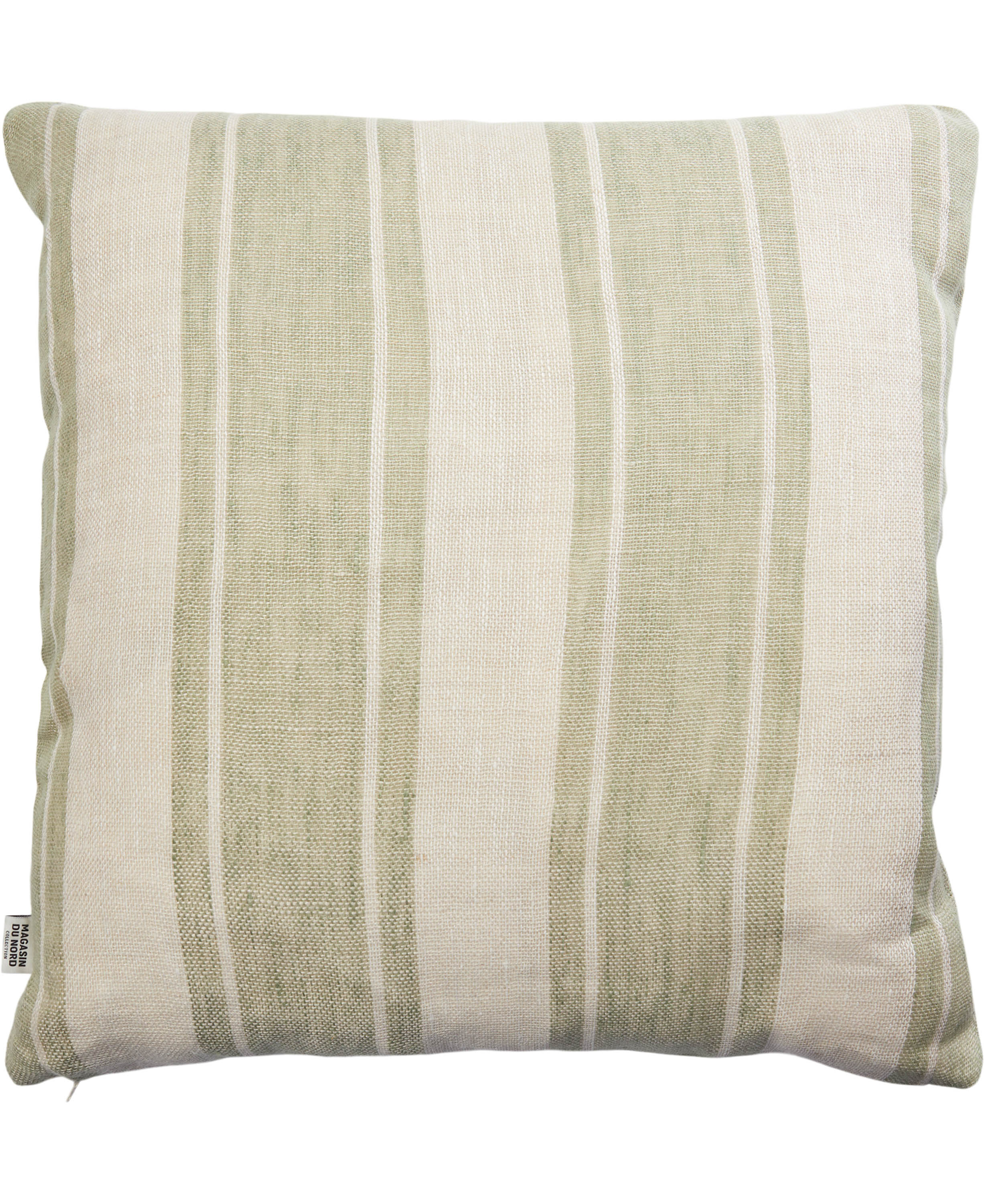 STRIPE/M&Oslash;RK GR&Oslash;N, PYNTEPUDE 48x48 CM