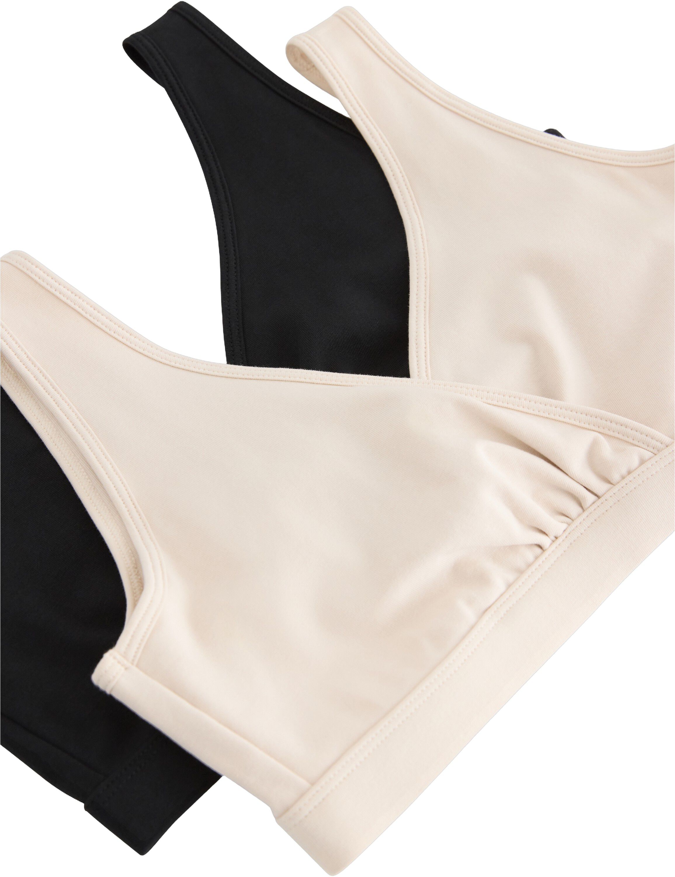 Soft nursing bra in cotton blend wi