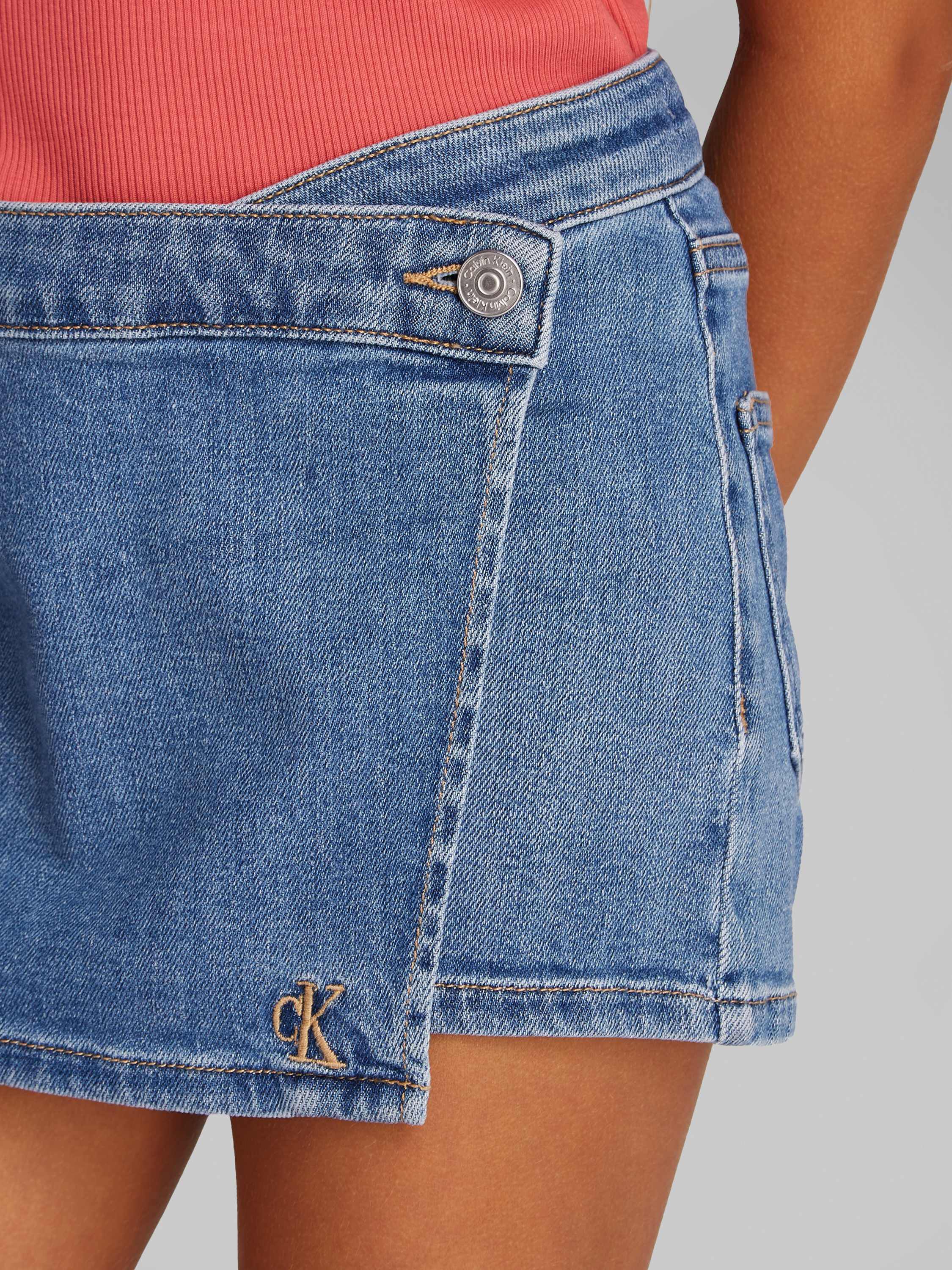 DENIM SKORT SOFT BLUE COMF
