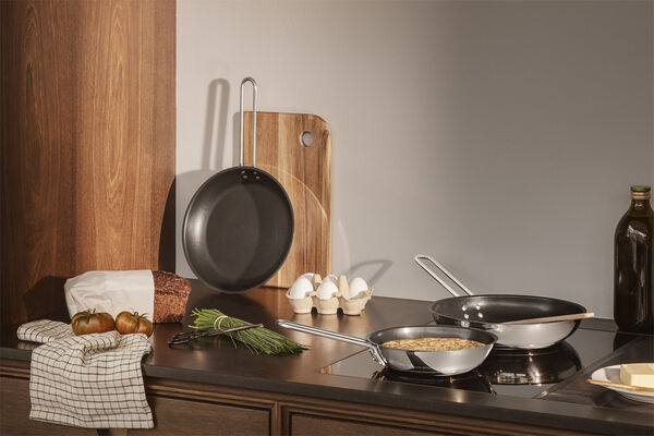 Stainless Steel Stegepande 20 cm med Slip-Let® belægning