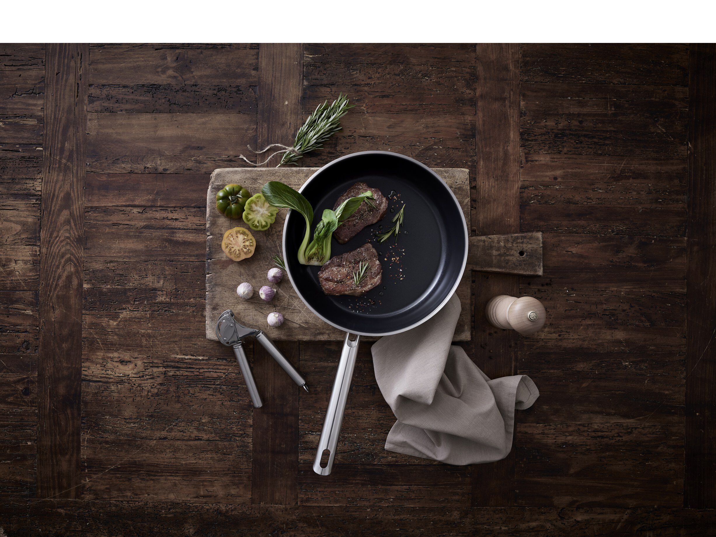 Hvitl&oslash;kspresser 20 cm St&aring;l