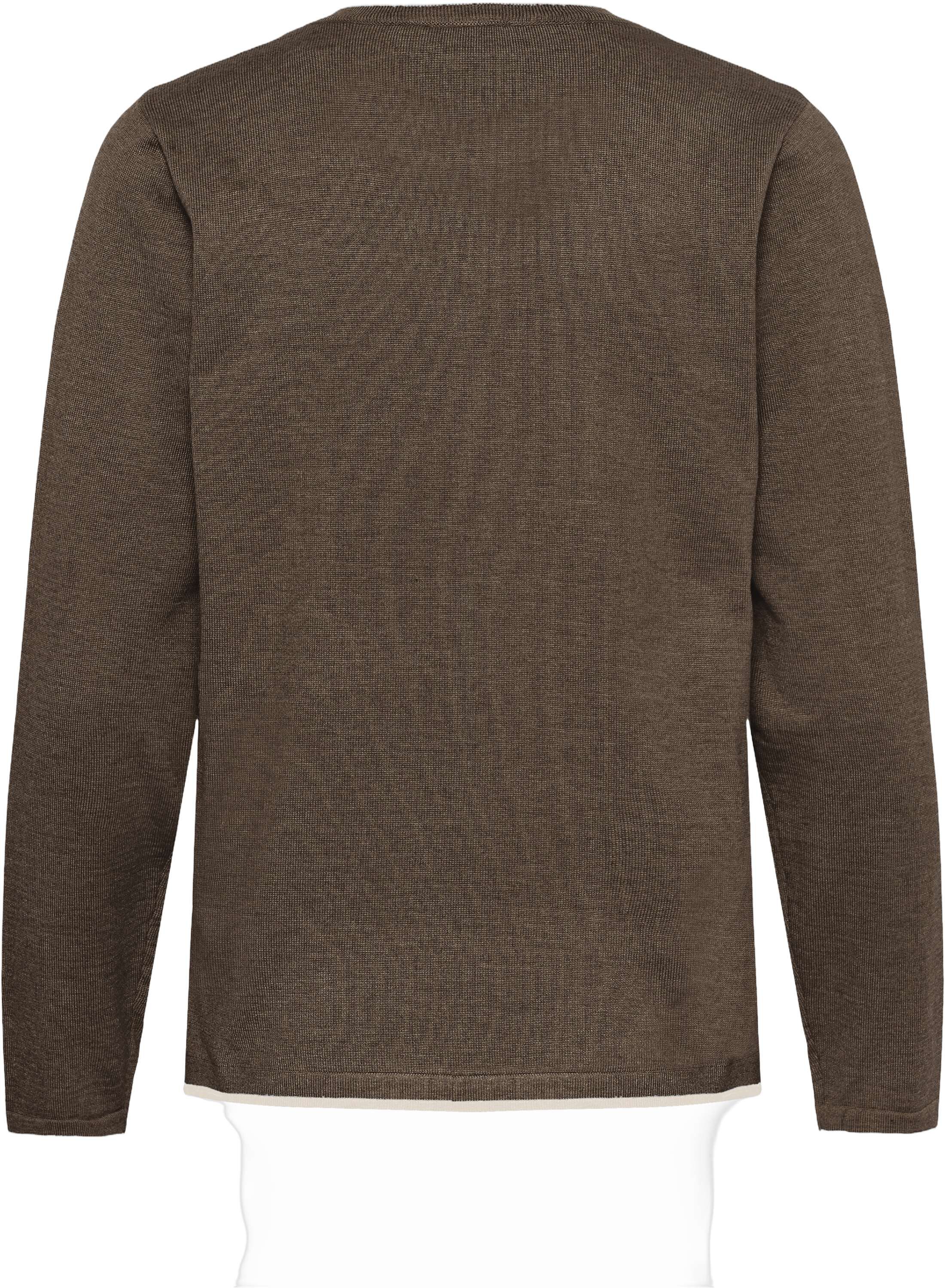 MilaSZ LS Contrast Pullover