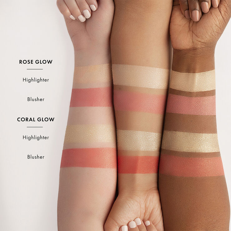 ICONIC London Silk Glow Duo, Rose Glow