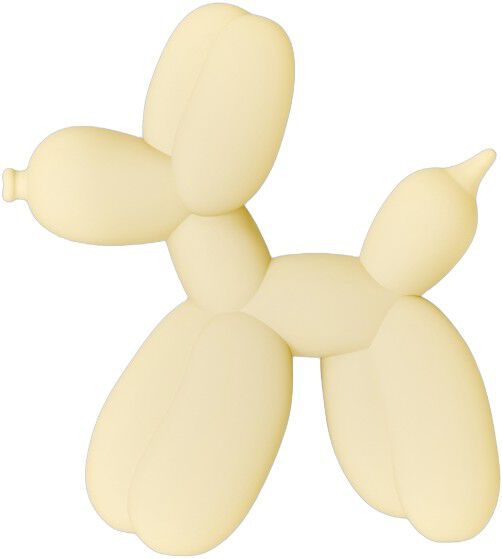 Silicone Sticker Butter Yellow Balloon Dog
