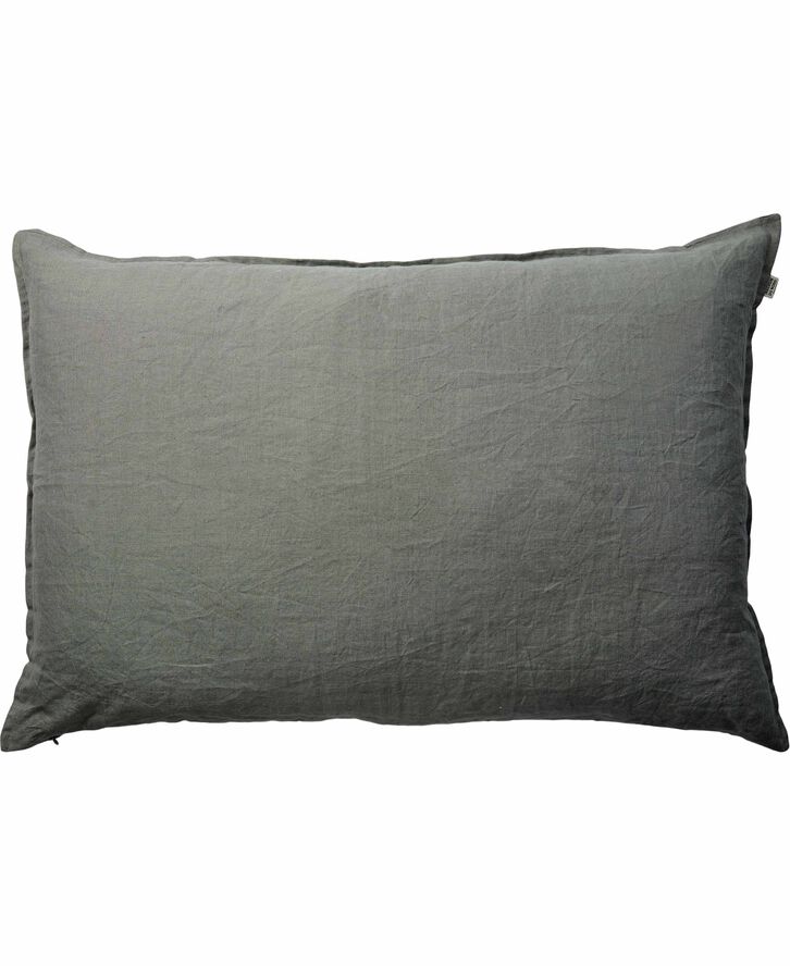 Hør vasket pude 60x90 Shadow