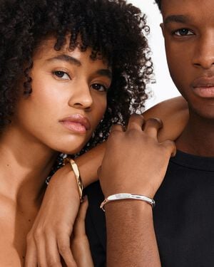 PRESENCE bracelet silver-plated
