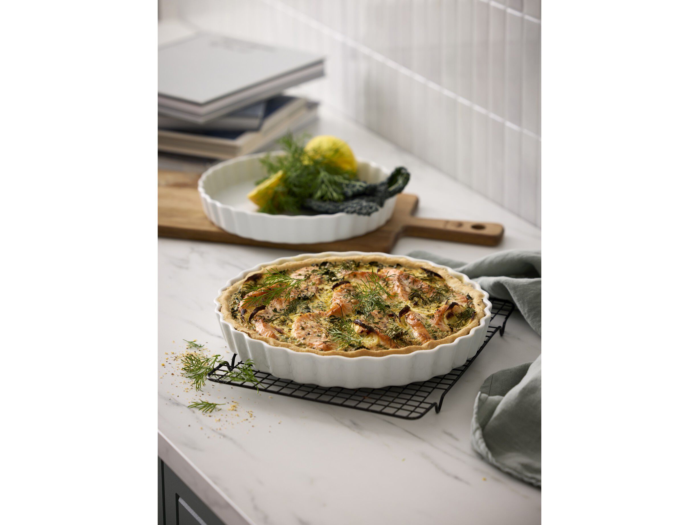 Paiformsett Serie Originale 24/27 cm 2 deler Hvit