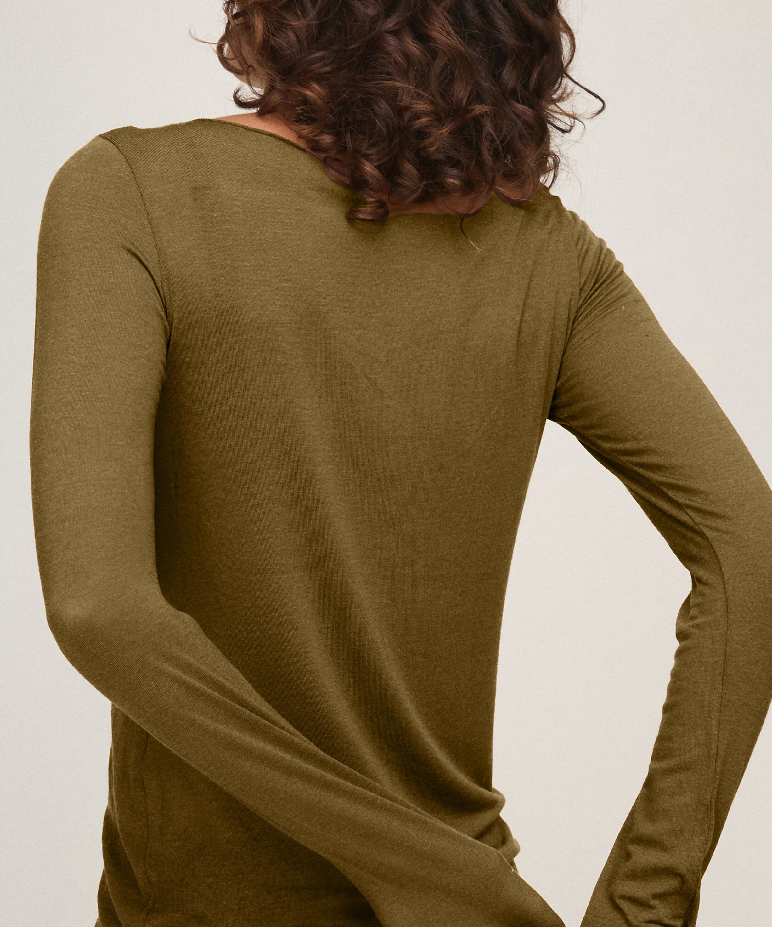 super soft Boatneck shirt with Cashmere