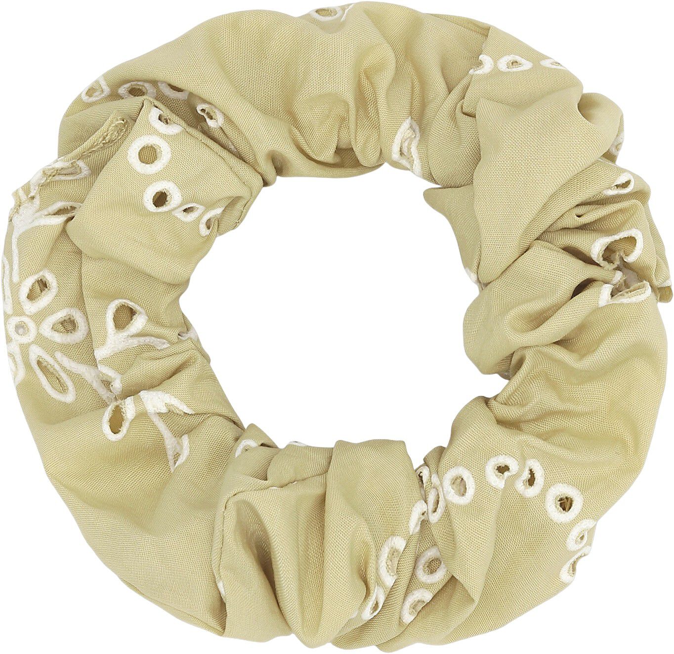 Floral Broderie Scrunchie