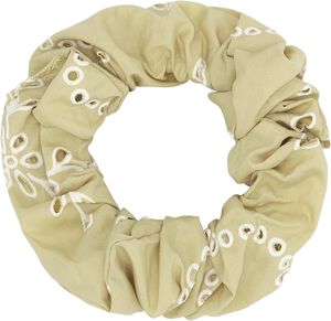 Floral Broderie Scrunchie