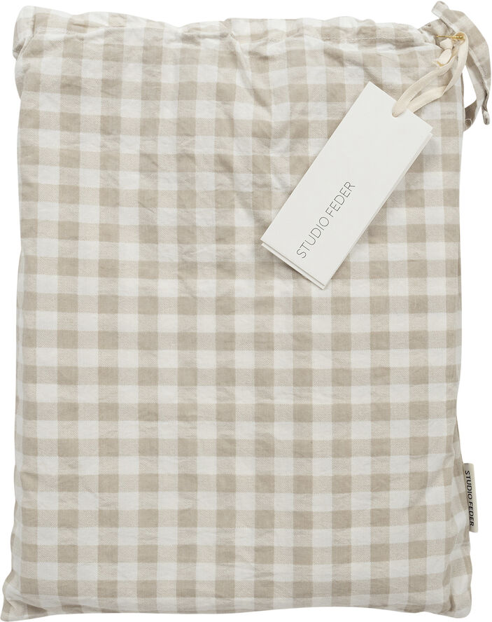 ADULT BEDDING - SWEDISH SIZE - GINGHAM OAT