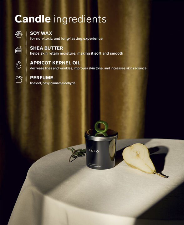 Massagelys - Snow Pear & Cedarwood