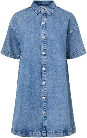 PCSKY SS A-SHAPE DENIM DRESS NOOS B