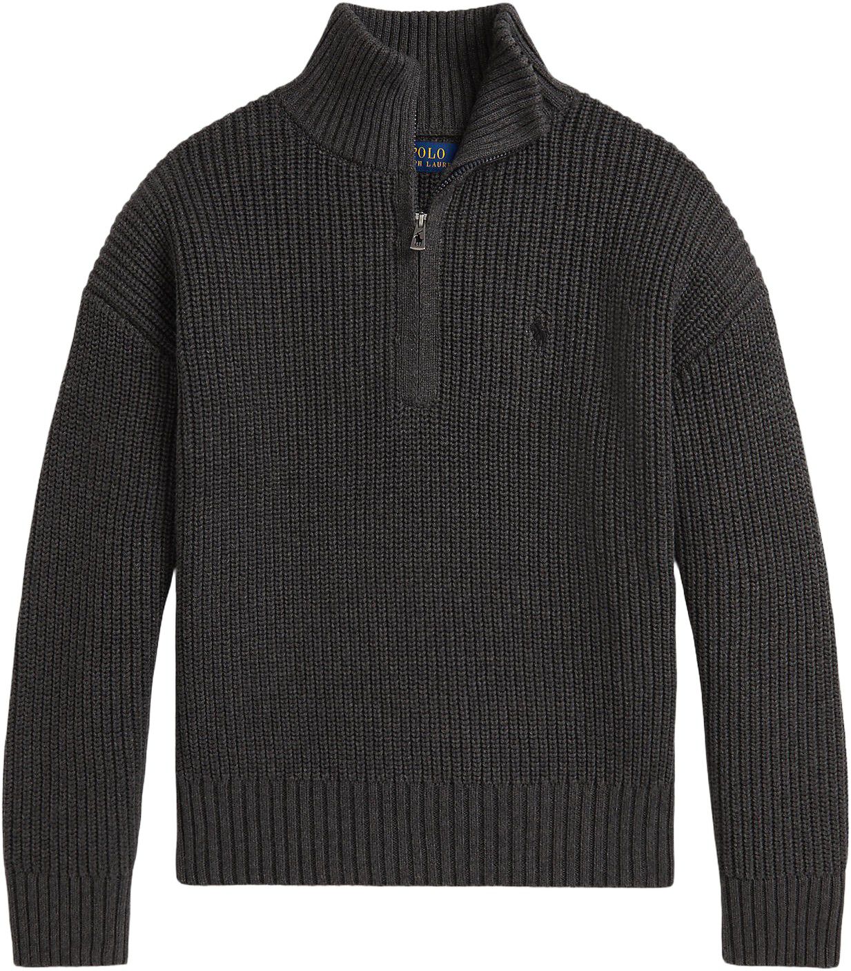 Cotton Half-Zip Sweater Teens
