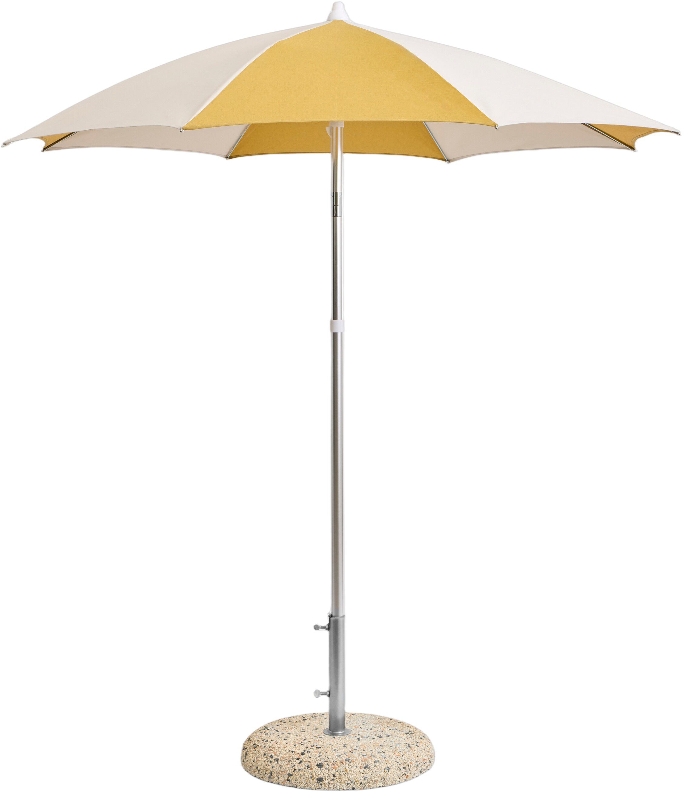 Terrazza Parasol-Octagon-Off-white and ochre