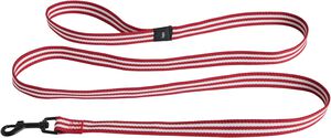 HAY Dogs Leash-Flat S/M-Red and whi