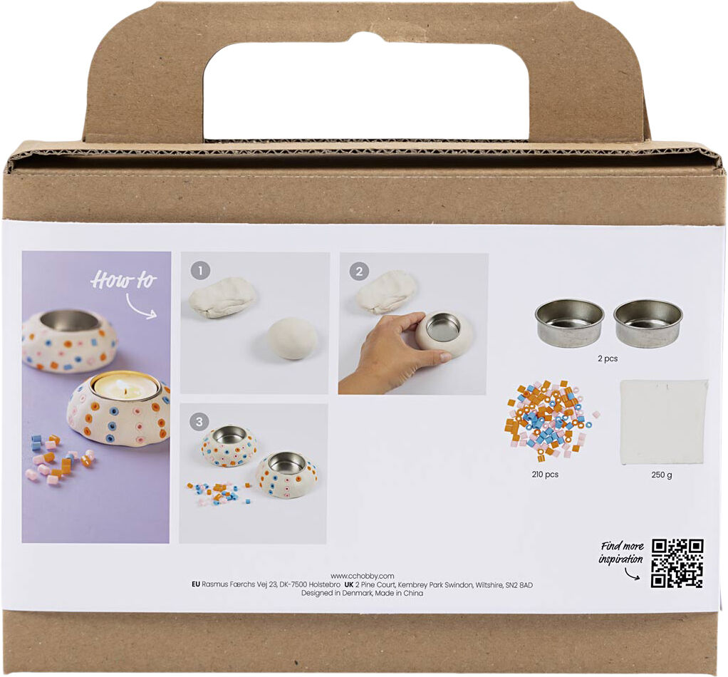 Mini DIY Kit Modellering, Lysestager