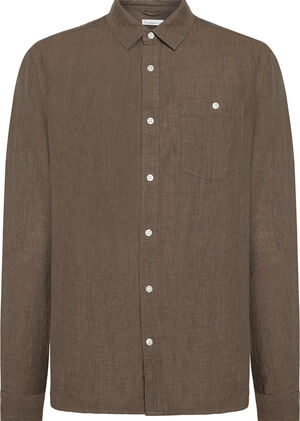 Regular linen shirt GOTS/Vegan