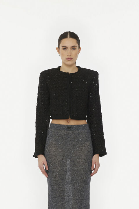 BOUCLE CROP JACKET
