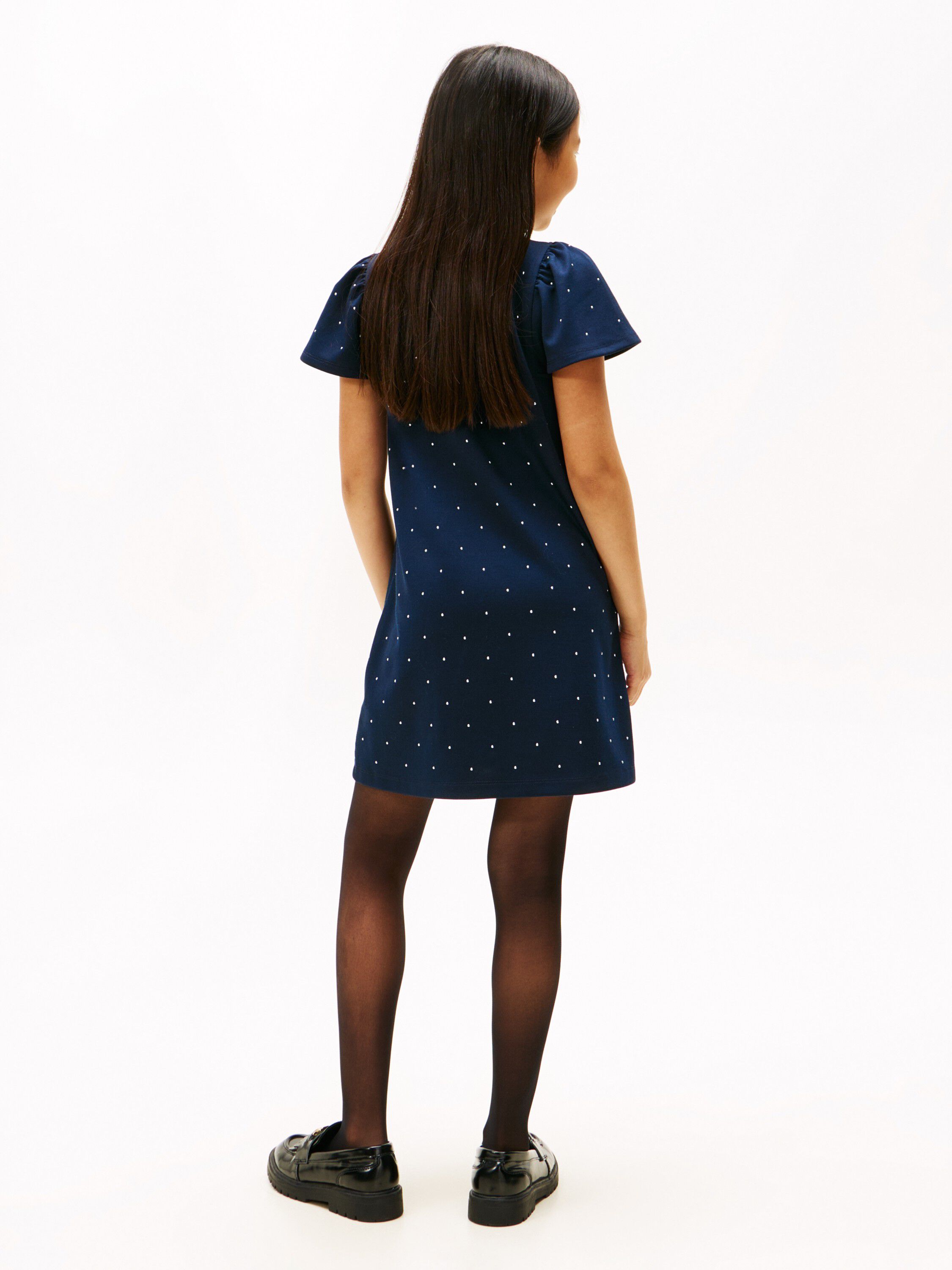 FESTIVE STUD ALINE DRESS SS