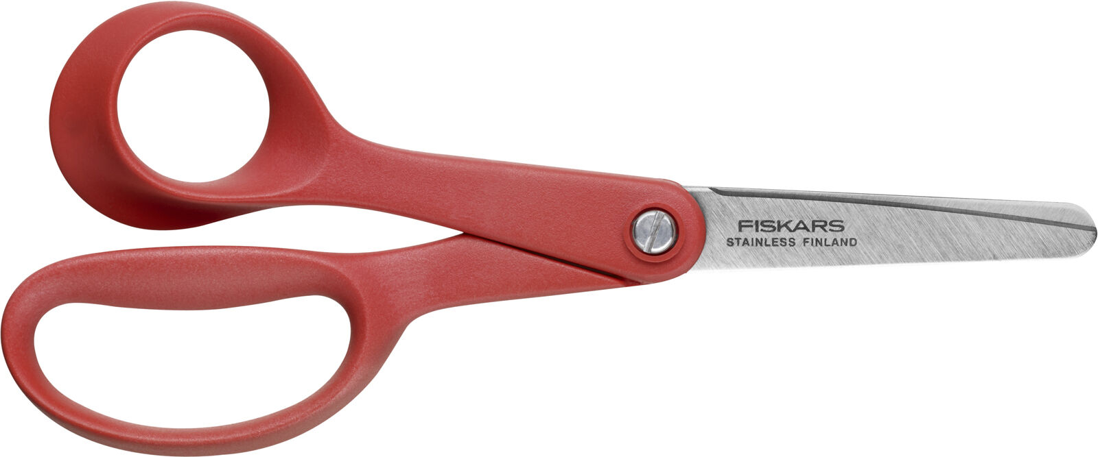 Kids scissors left handed red