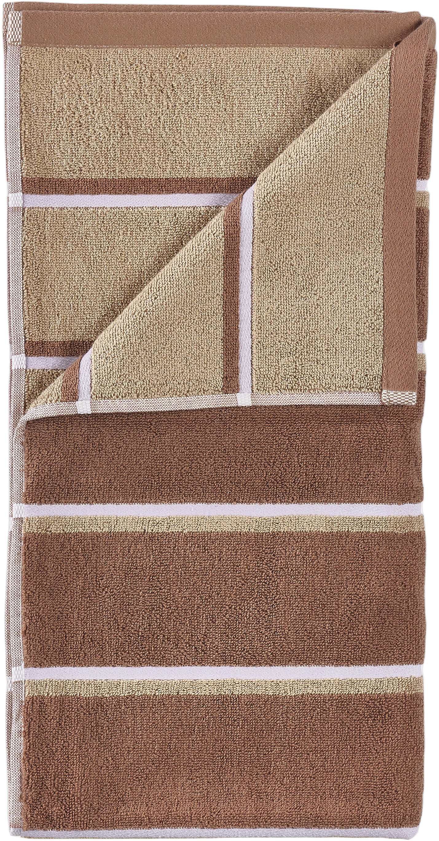 H&aring;ndkle Sauna 50x100 White/Soft Grey/Eucalyptus