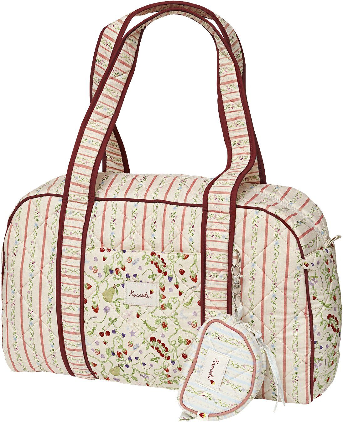 Suvi Quilted Bag Summer Stripes Peach