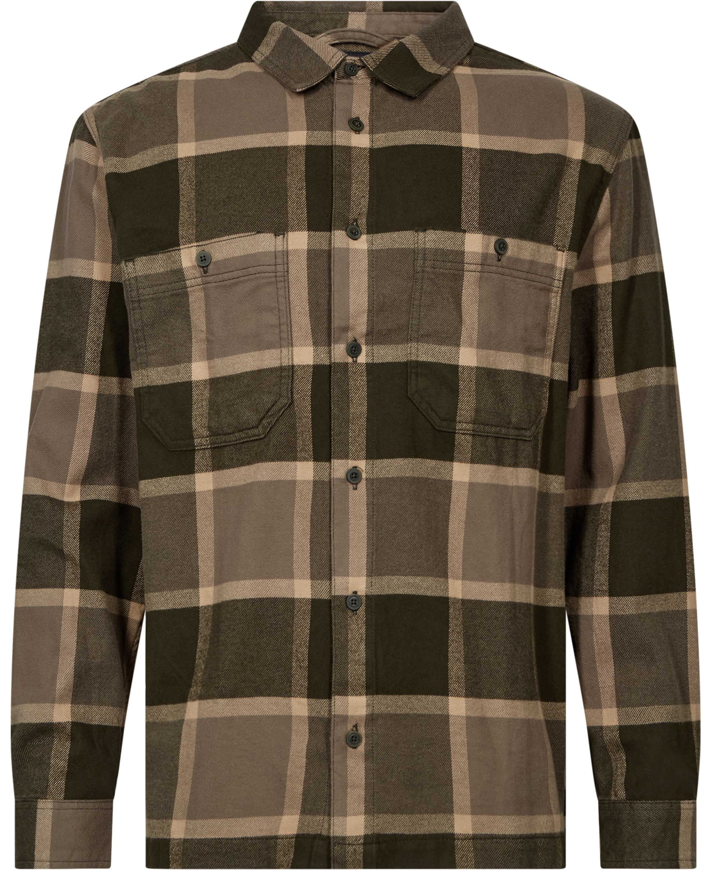 Larkspur Plaid Flannel Shirt Obsidi