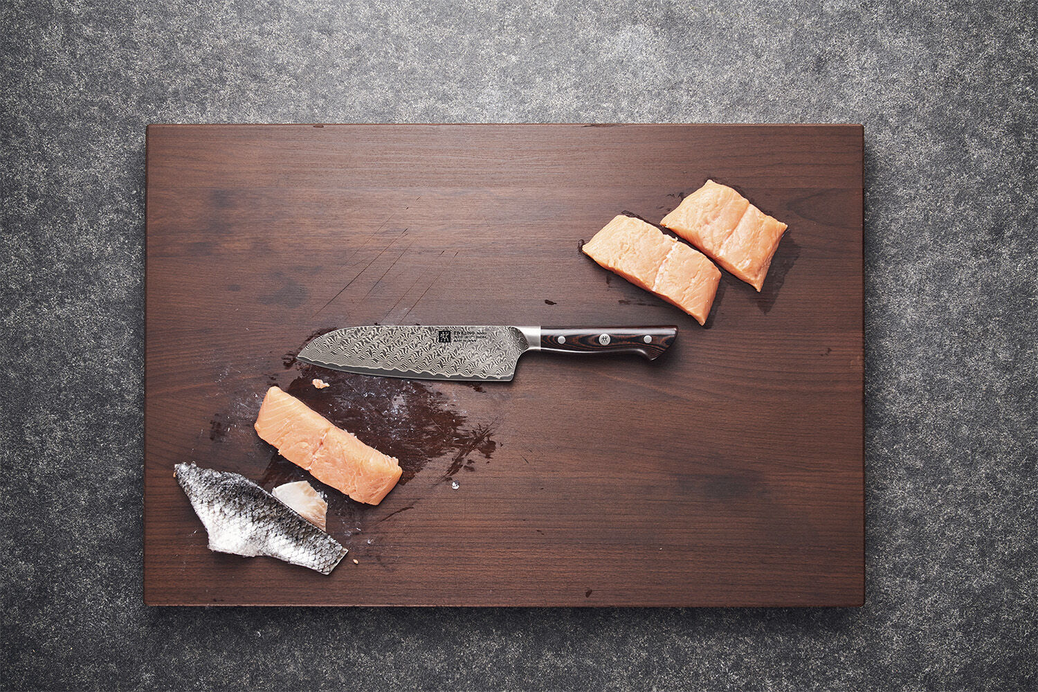 Tanrei Santokukniv 180 Glatslebet