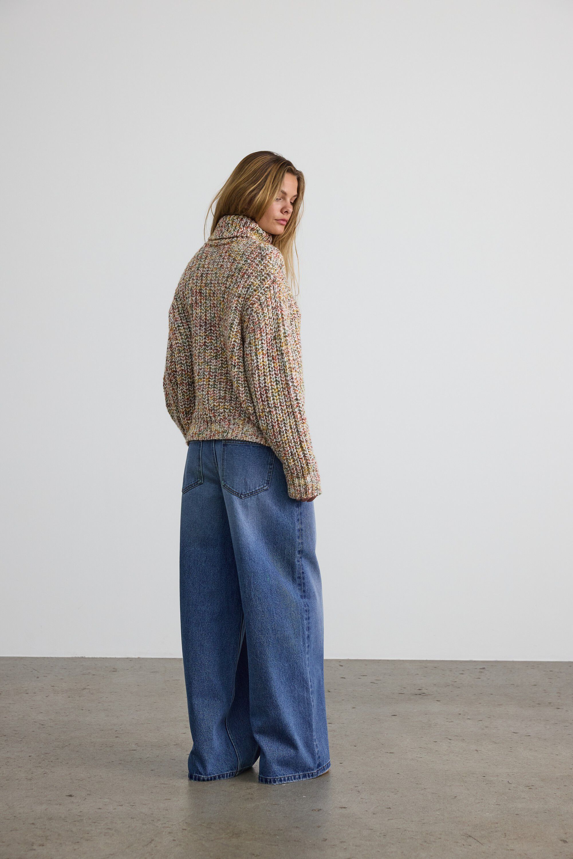 Nmmarney L/S High Neck Knit Fwd Noos