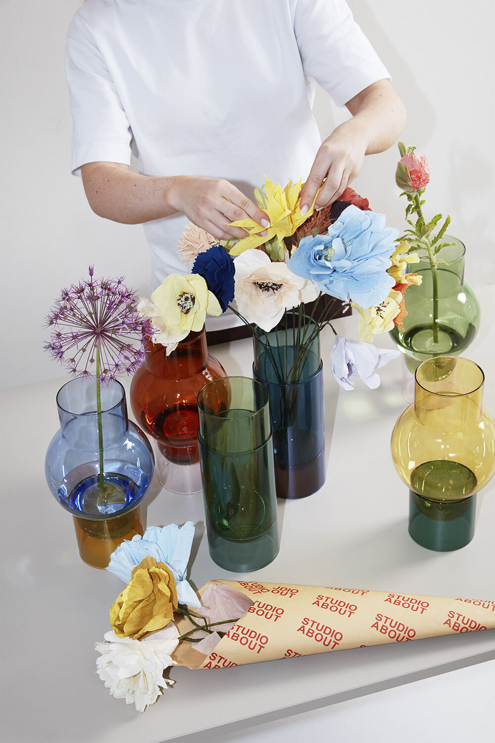 BUBBLE TUBE, LARGE, BLUE/YELLOW, 90270B