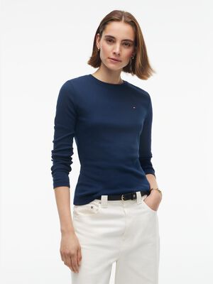 Slim Crew Neck Long Sleeve T-Shirt