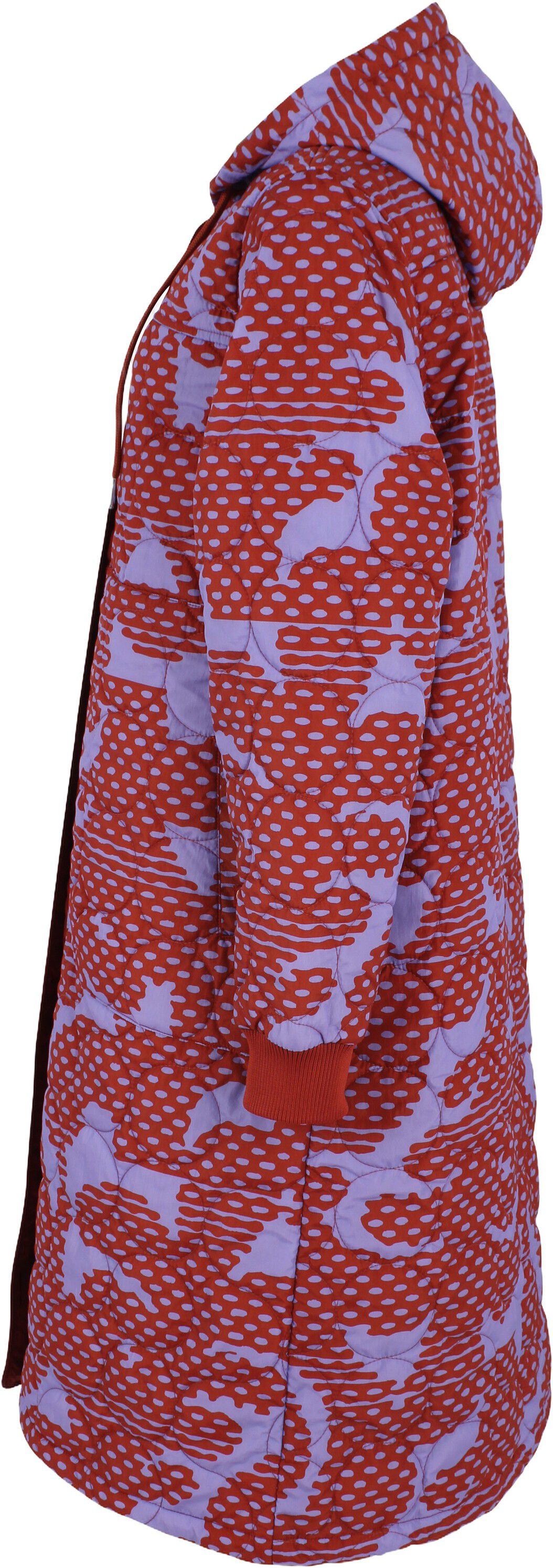 Danemeddow Aop Thermo Coat Light Lilac/Chili HALFTONE