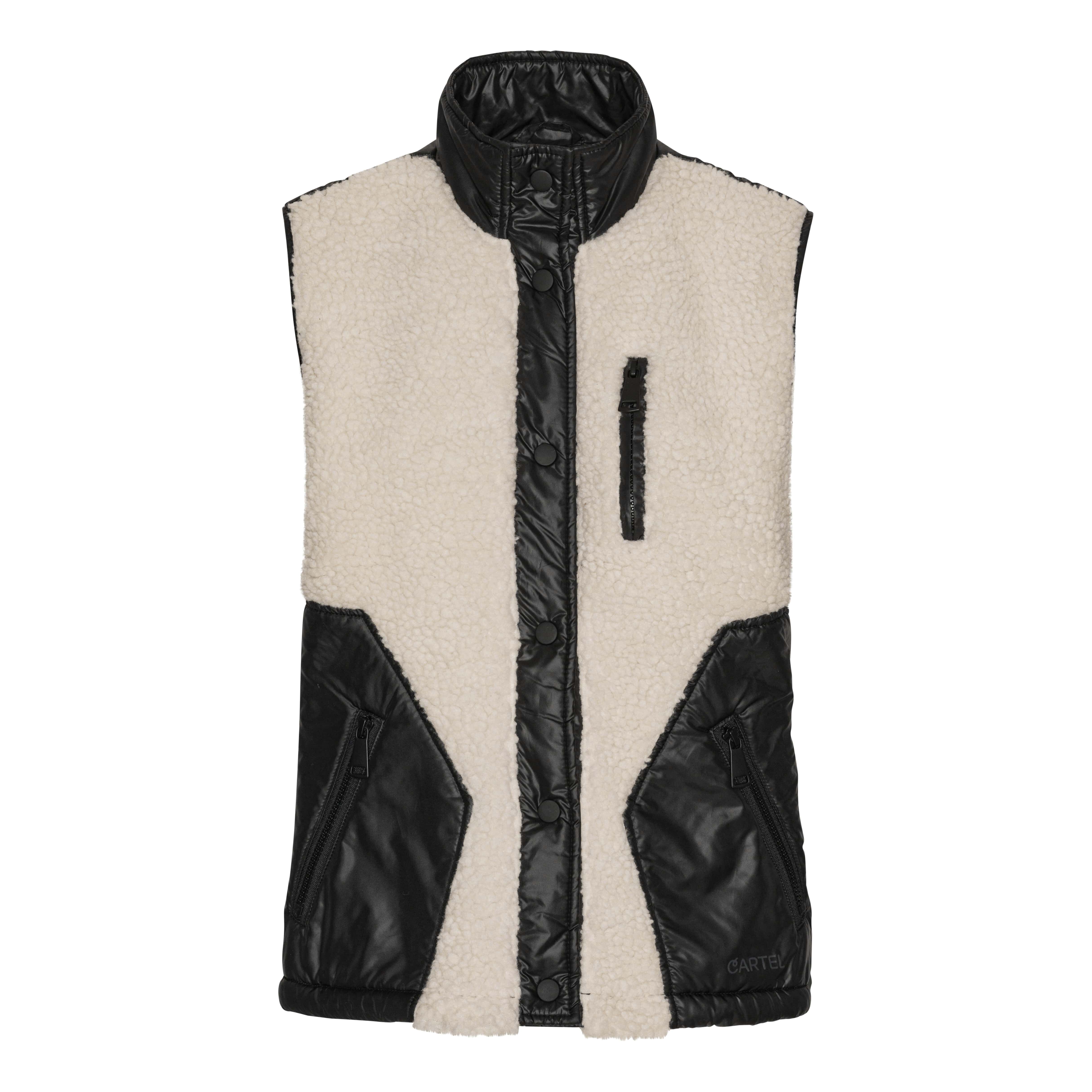 Glacier Fleece Vest - Nero