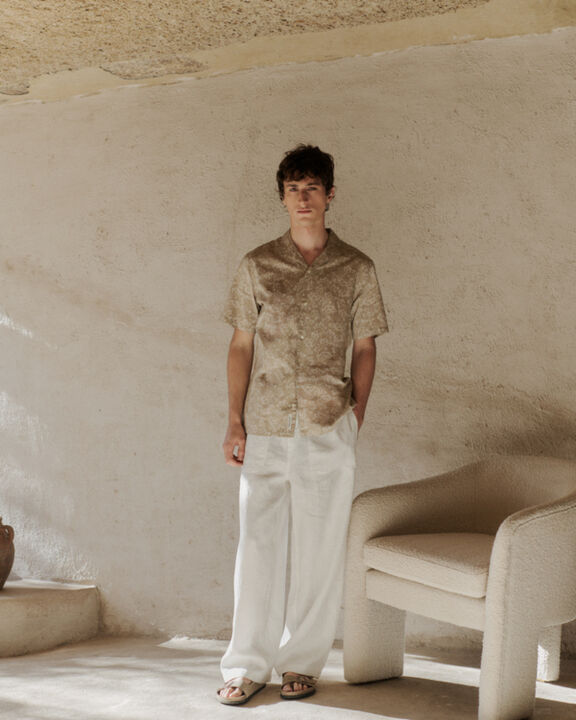 CFWALKER SS RC floral printed shirt