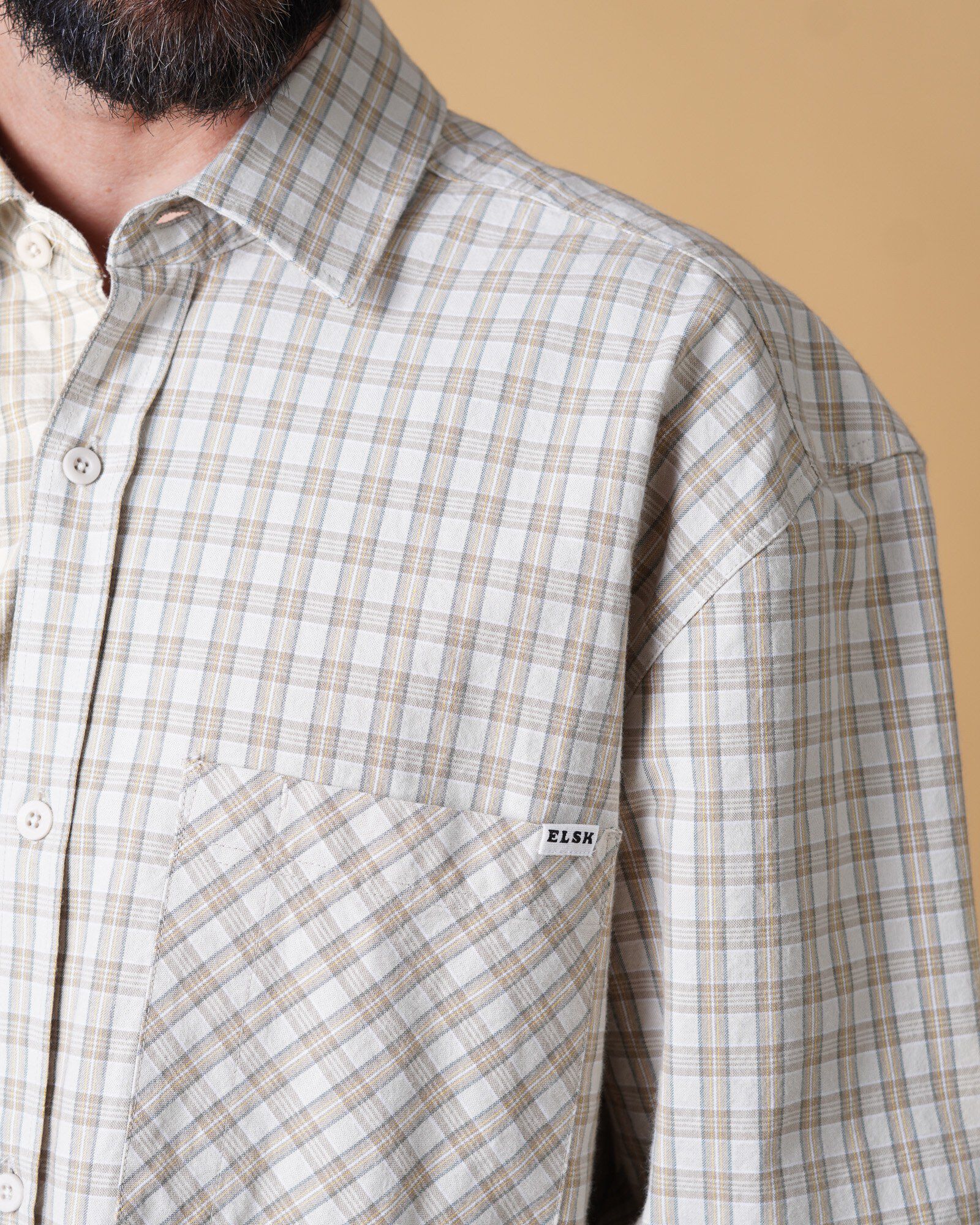 CHECKED MEN'S RELAXED SHIRT