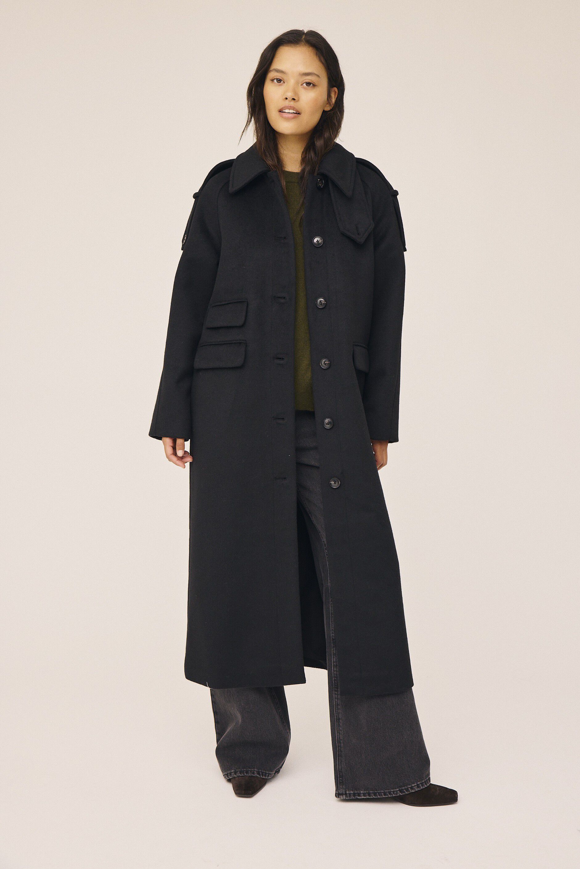 Reeva 12 Coat Wool mix - GRS