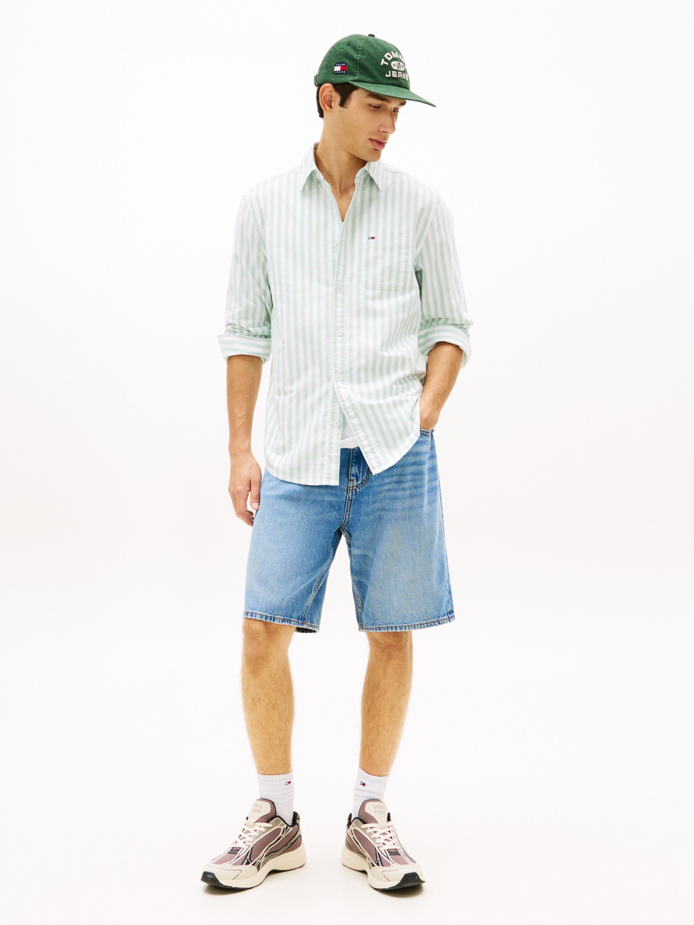 Regular Fit Stripe Oxford Shirt