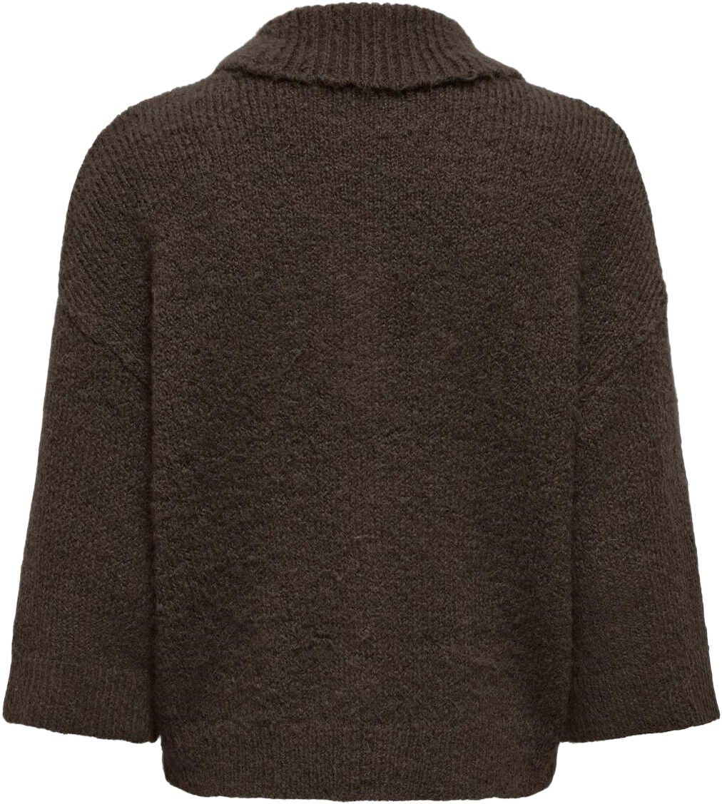 Onlmaggie 3/4 Wide Zip Cardi Cc Knt