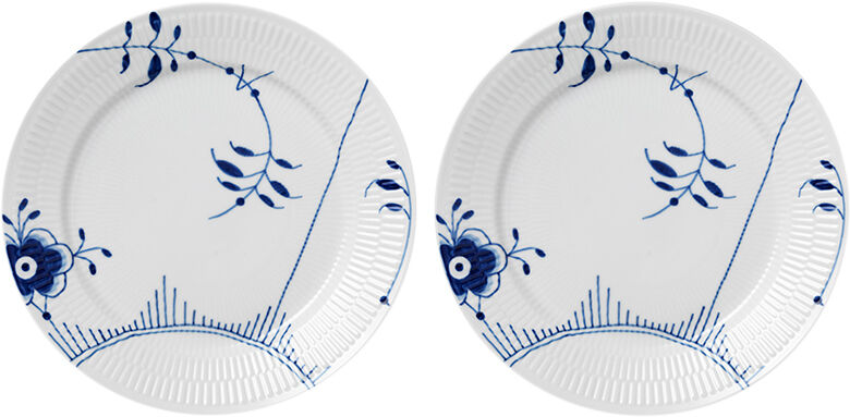 Bl&aring; Mega Riflet 2-pak Tallerkner 27cm no 2