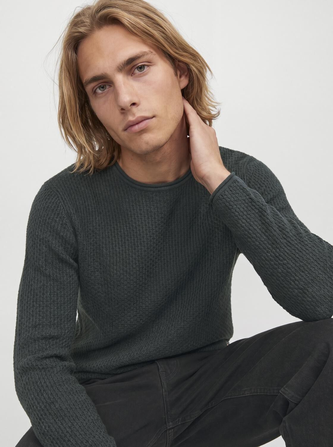 Jprblumason Knit Crew Neck Sn