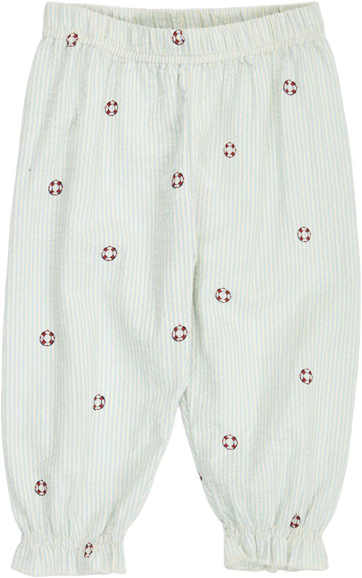 Seersucker stripe volume pants baby