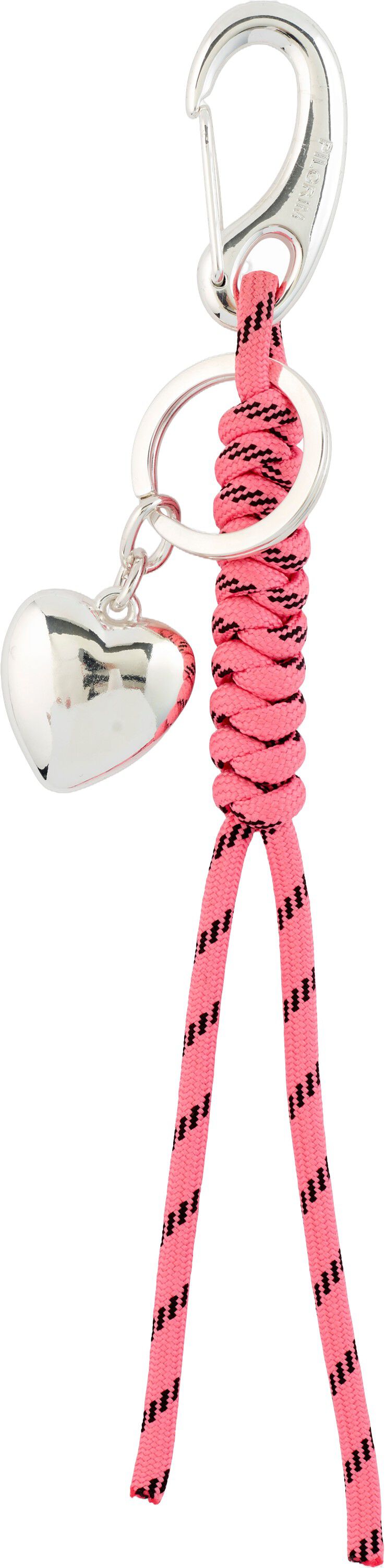 AERUN key hanger, pink/silver-plated