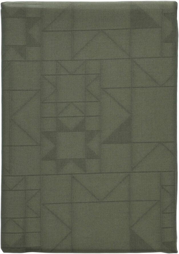 Duk 140x270 Star Damask Forest green