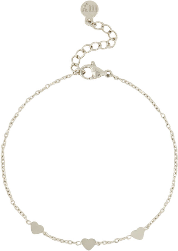 Graduation bracelet three hearts