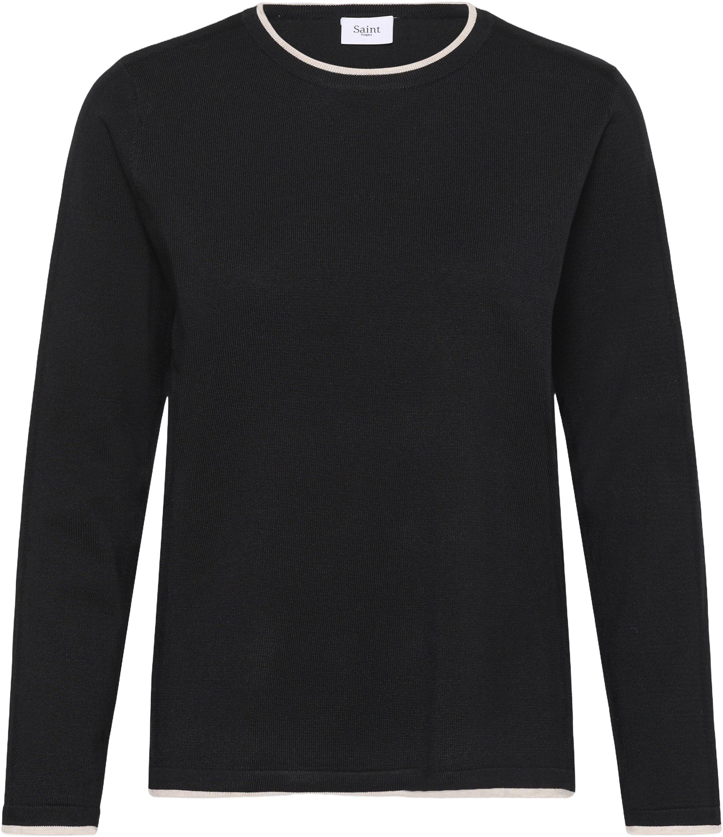 MilaSZ LS Contrast Pullover
