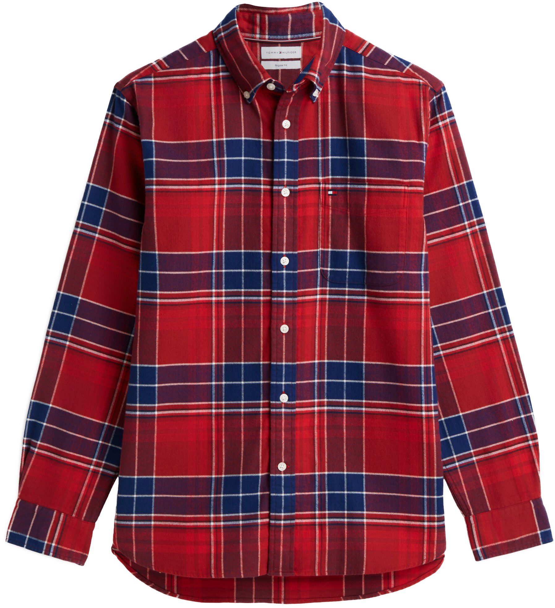 Regular Fit Tartan Check Flannel Shirt
